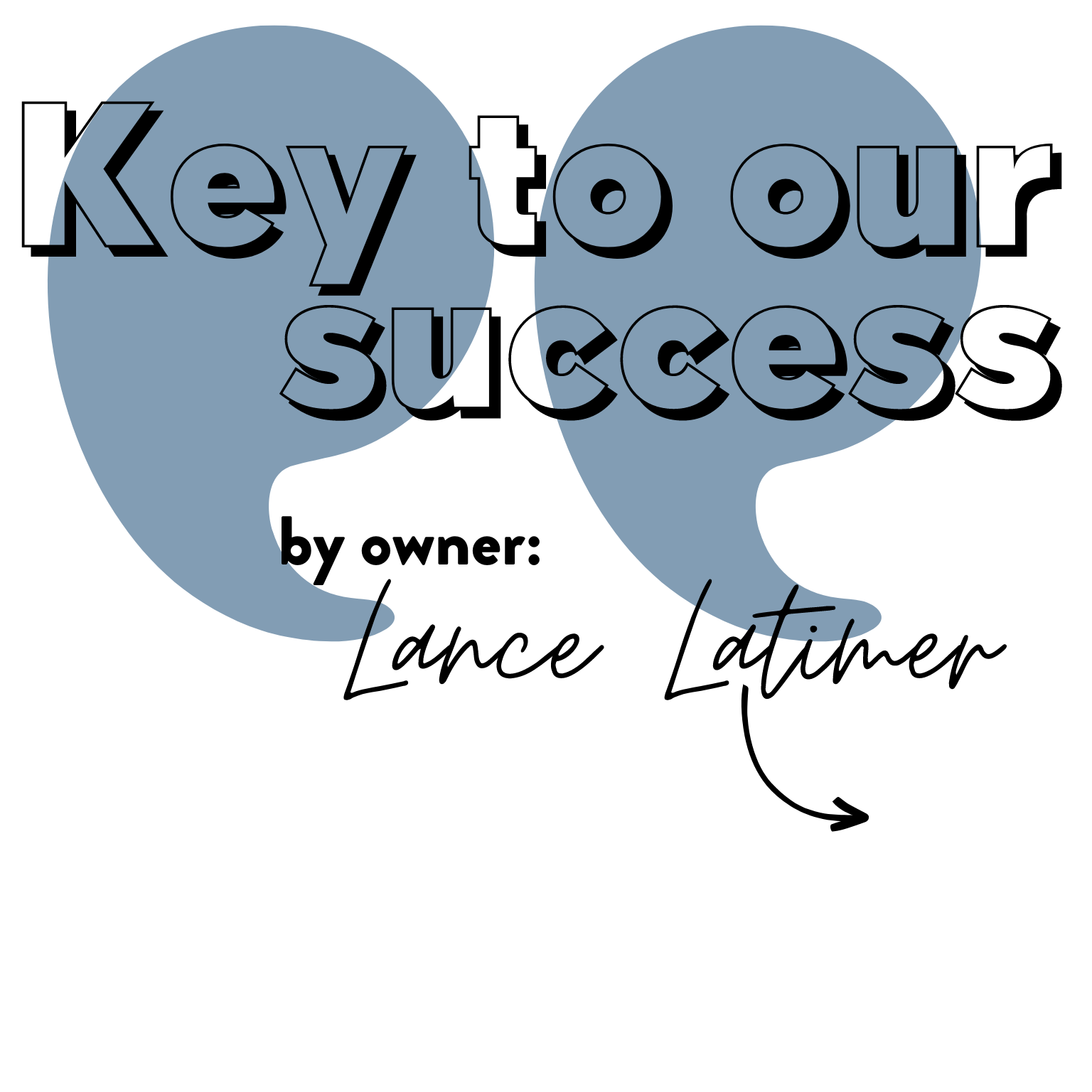 Blue graphic with “Key Successes” text in overlapping circles